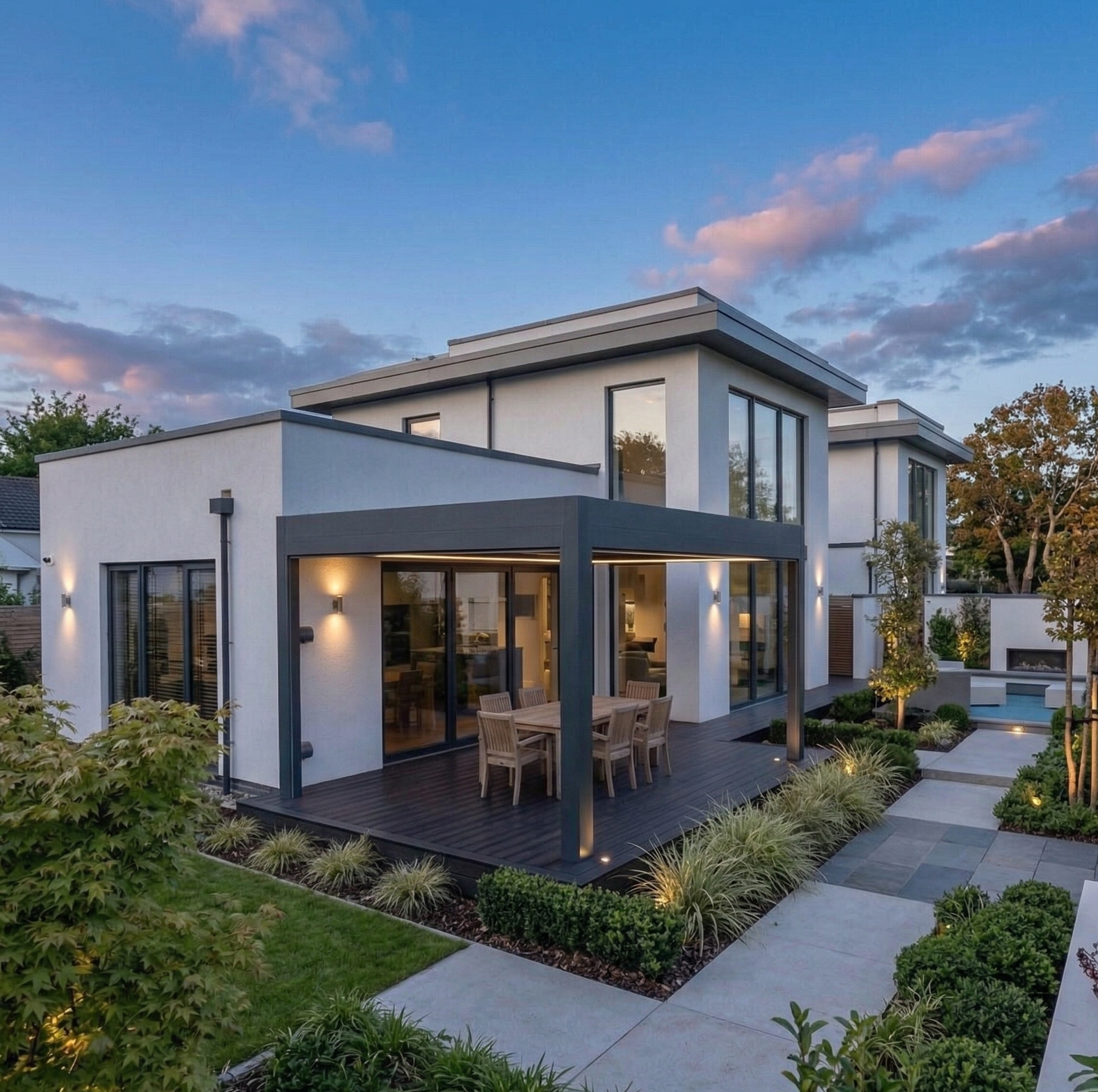 OutdoorHavens Electric Louvred Pergola