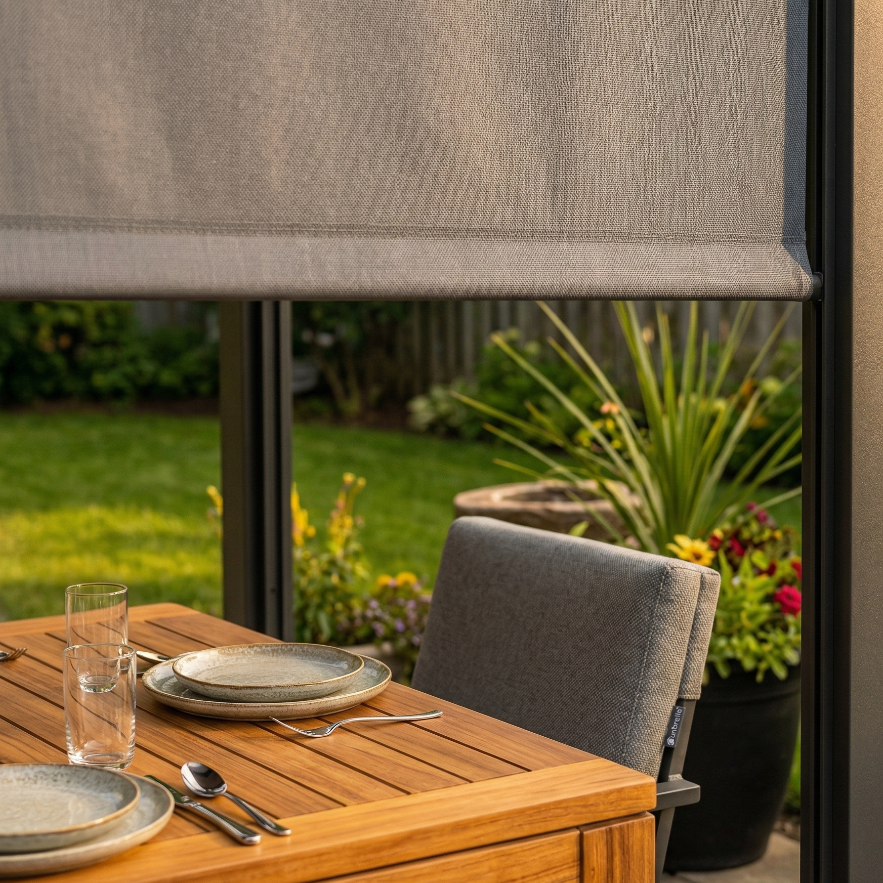 Outdoorhavens Pergola with Sliding Canopy