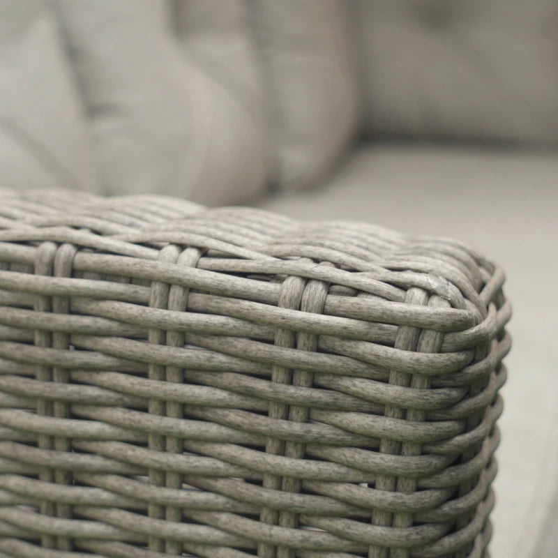 Ember Luxe Firepit Corner Lounge Set