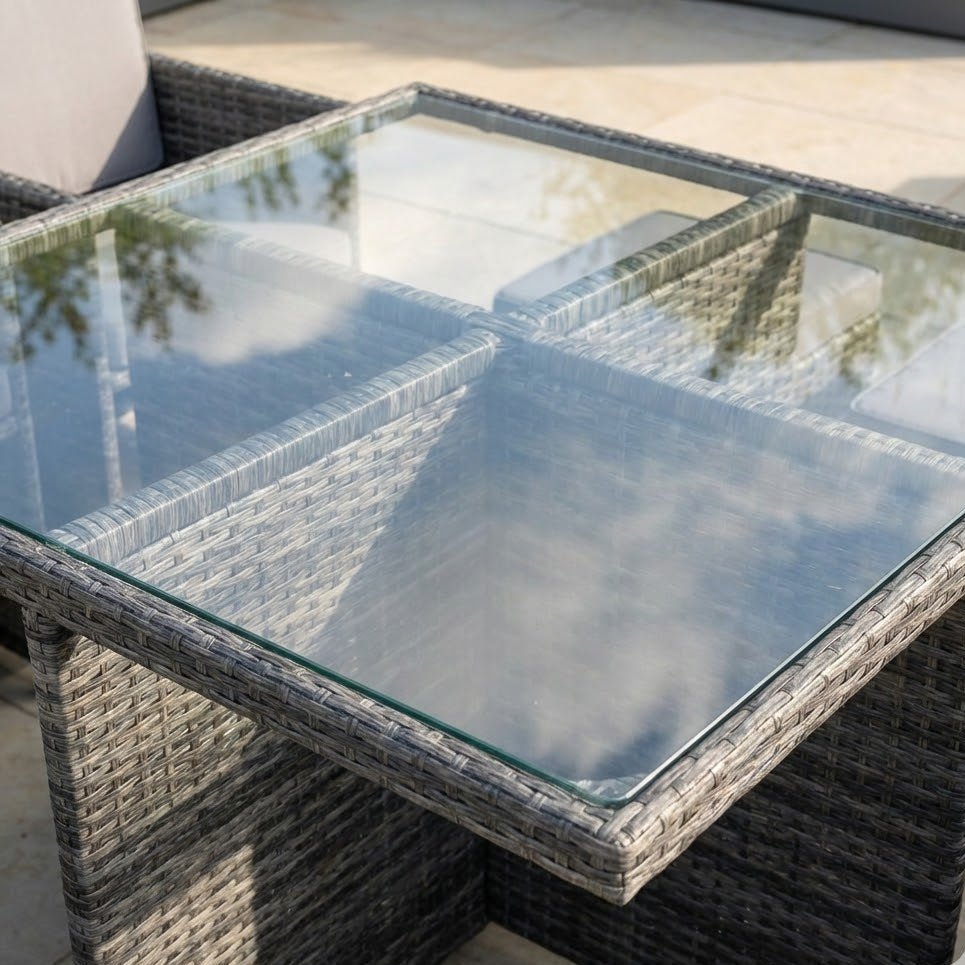 Verona 8-Seater Rattan Dining Set