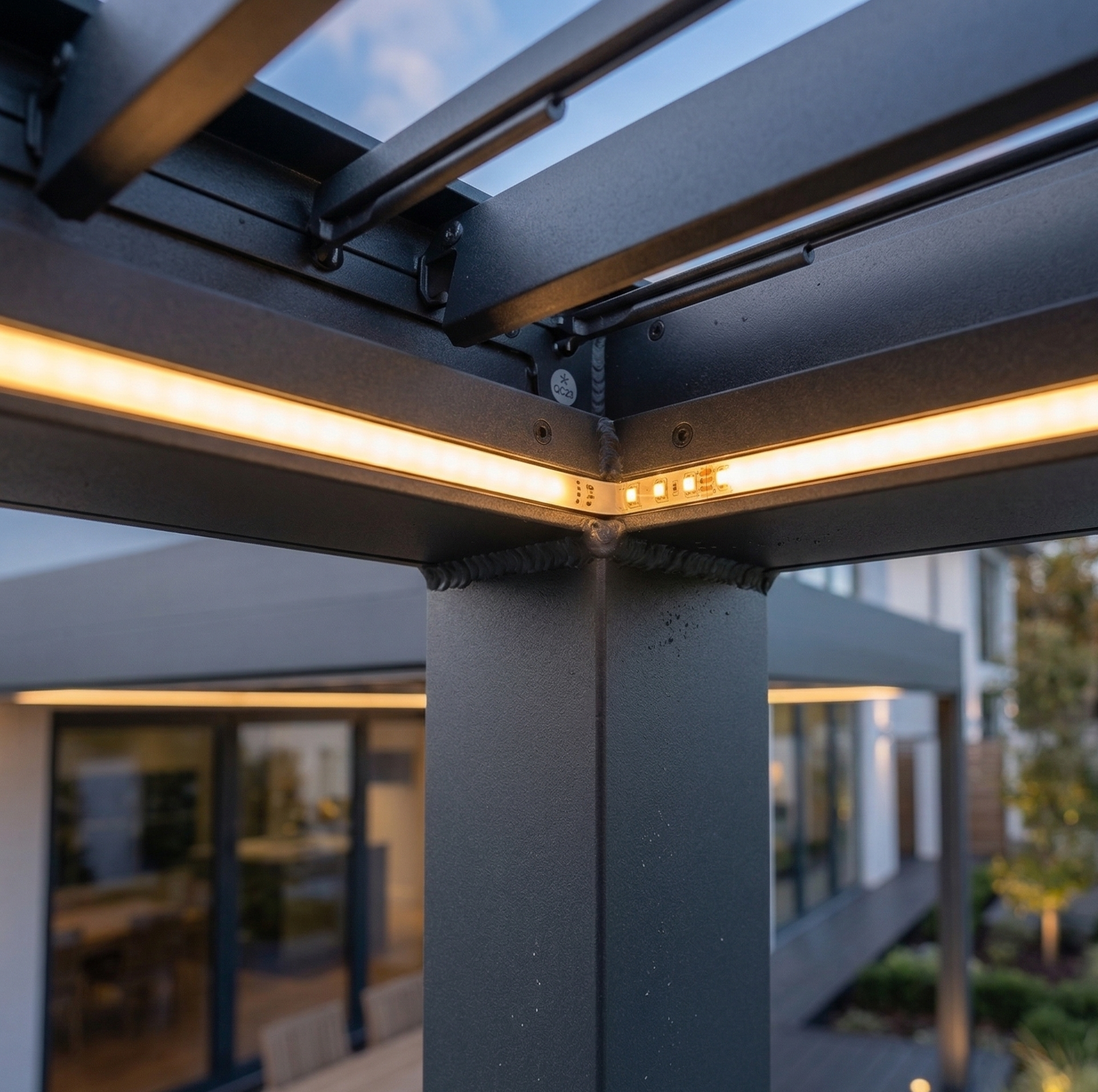 OutdoorHavens Electric Louvred Pergola