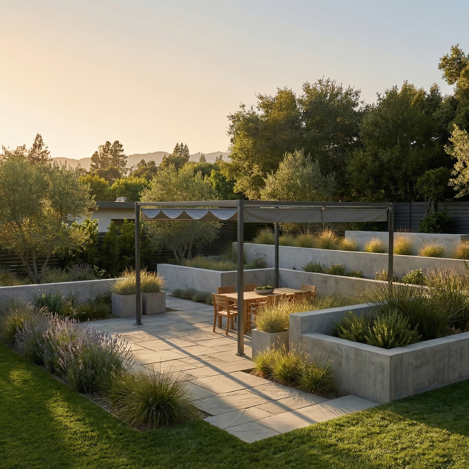 Outdoorhavens Pergola with Retractable Roof