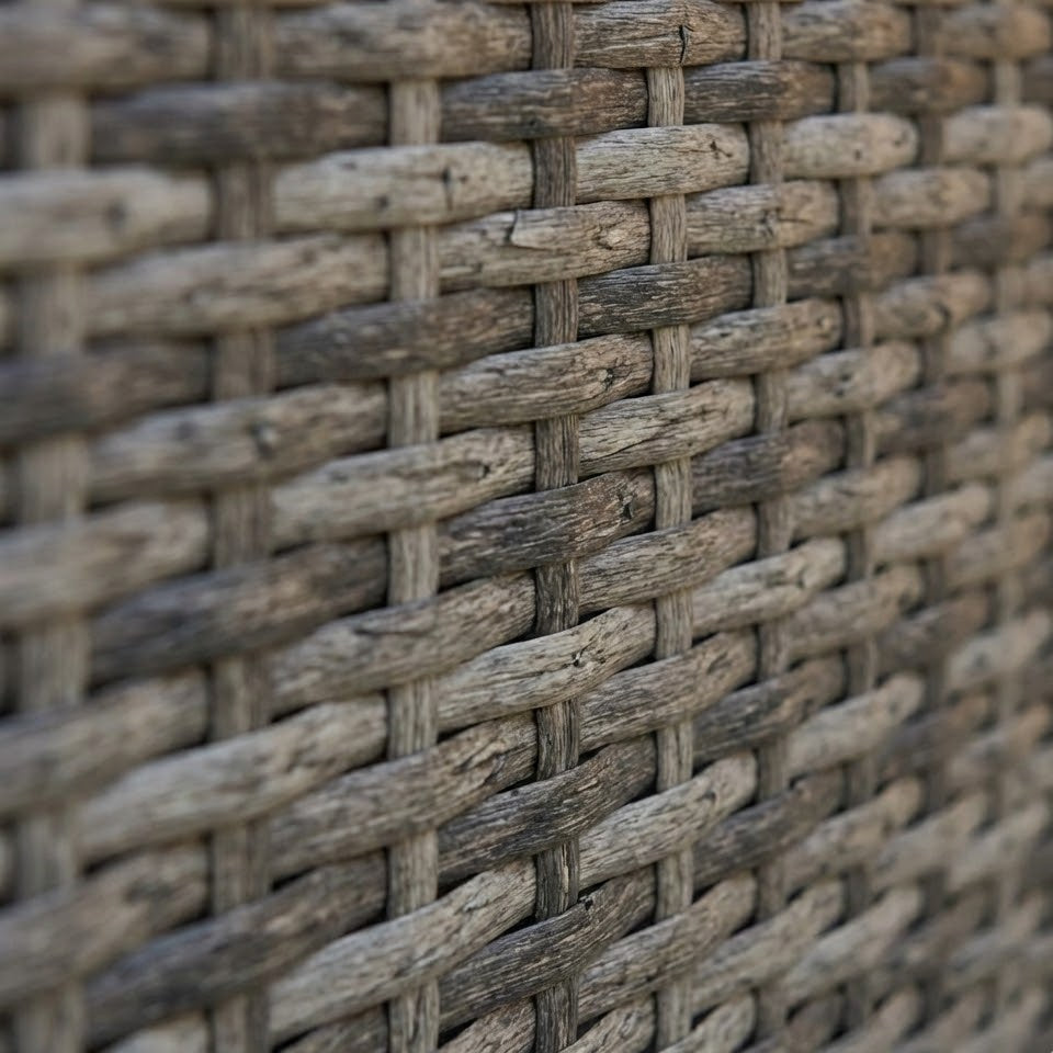 Rattan Outdoor Storage Bench